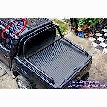 VOLKSWAGEN AMAROK CANYON ROLLBAR KROM ÜZERİ PİANO BLACK SİYAH BOYALI PASLANMAZ MALZEME