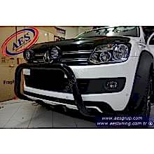 VOLKSWAGEN AMAROK CANYON SİYAH ÖN KORUMA OEM AKSESUAR KROM ÜZERİ PİANO BLACK