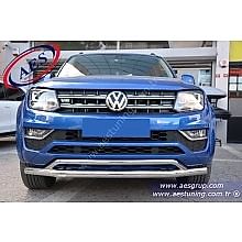 VOLKSWAGEN AMAROK CANYON & V6 AVENTURA KROM ÖN KORUMA ÇİFT KATLI ORJİNAL OEM AKSESUAR