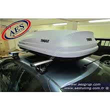 VOLKSWAGEN BORA PORT BAGAJ THULE PACİFİC 100 GRİ 330 LİTRE '' TAŞIYICI SİYAH ARA BAR DAHİL ''