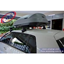 VOLKSWAGEN GOLF 7 PORT BAGAJ THULE PACİFİC 100 GRİ 330 LİTRE '' TAŞIYICI SİYAH ARA BAR DAHİL''
