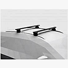 VOLKSWAGEN İD4 THULE 7106 EVO FLUSH RAİL TAŞIYICI AYAK + WİNG BAR GRİ ALÜMİNYUM + KİT + KİLİT