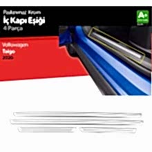 VOLKSWAGEN TAİGO KAPI İÇ PLASTİK ÜSTÜ KAPI EŞİĞİ KROMU 4 PARÇA 2020 -
