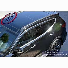 YENİ 2016 HYUNDAİ SANTA-FE İX45 CAM RÜZGARLIĞI OEM AKSESUAR İTHAL ''KROMLU 6 PARÇA''