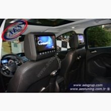 YENİ FORD KUGA MULTİMEDİA ARKA KAFALIK MONİTÖRÜ '' 8 inç. AKTİF BAŞLIK ÇİFT DVD'Lİ KABLOSUZ KULAKLIK ''